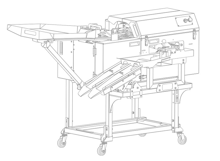 單排敲蛋機(jī)+蛋液雙槽分離機(jī)型