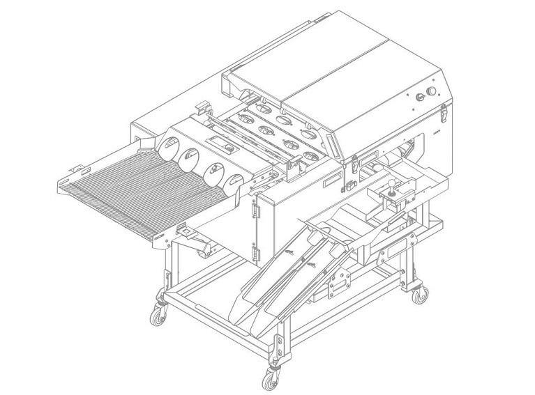 四排敲蛋機(jī)+雙槽分離+對(duì)接 四排敲蛋機(jī)+雙槽分離+對(duì)接