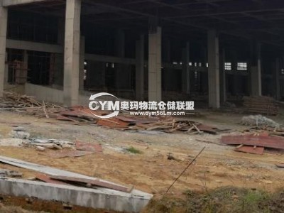 正在建設中的倉庫，預計是國慶前整理好，現正開啟招商中ING